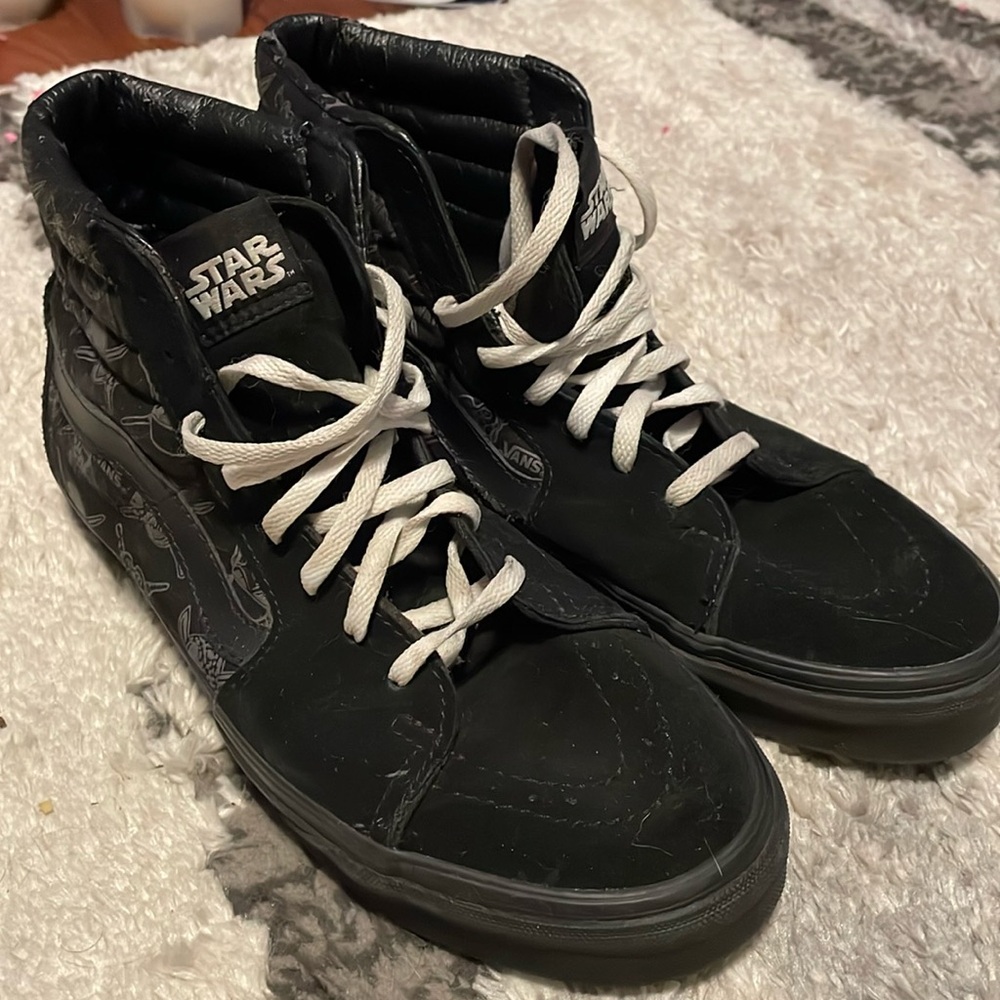 Limited Edition Darth Vader Star Wars Sk8 Hi High Top Vans Sneakers